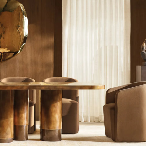 Onyx Tropez Rectangular Vintage Dining Table