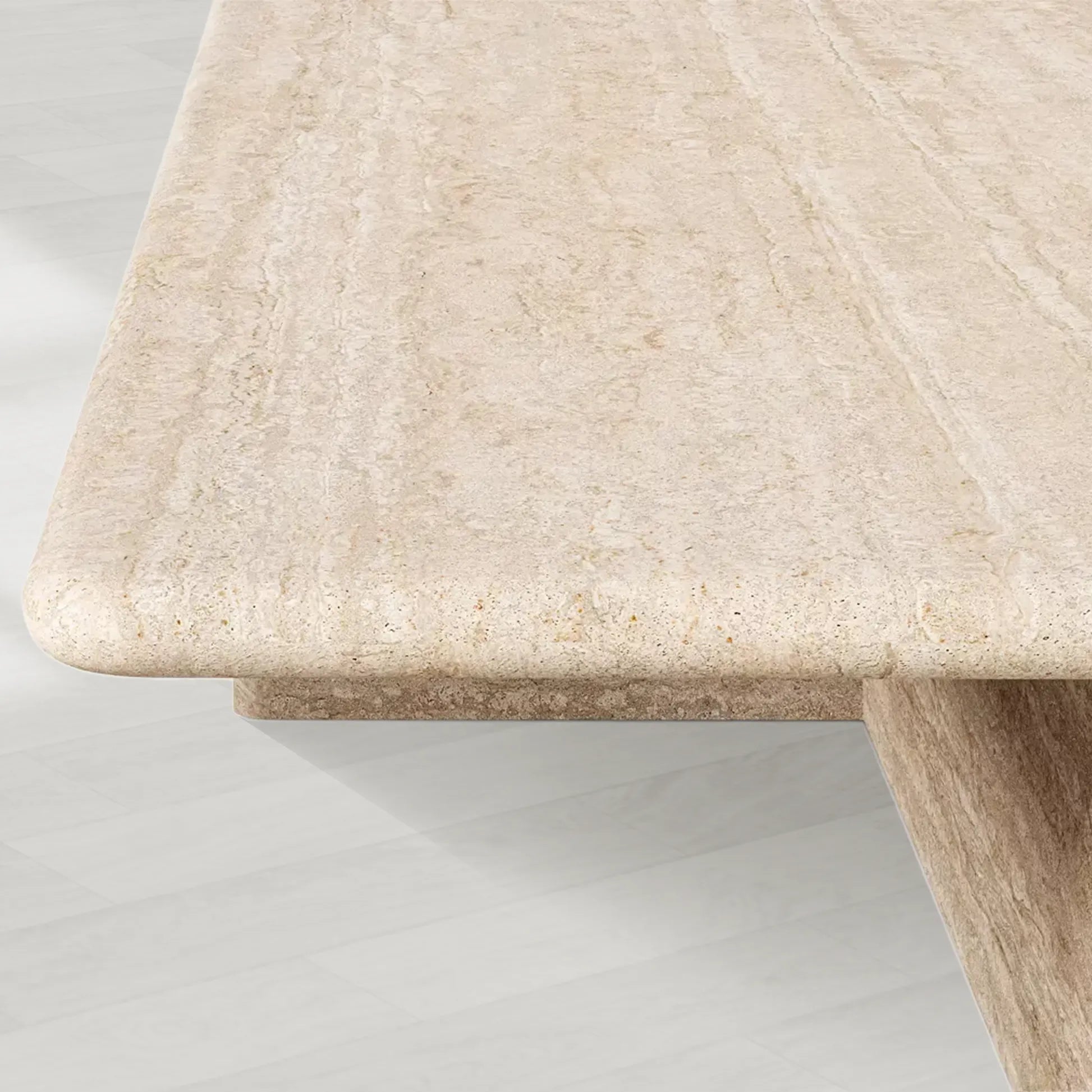 Marco Rectangular Marble Coffee Table