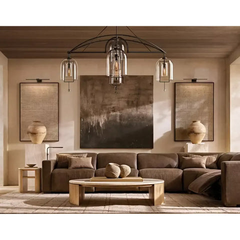 Mizu Round Turkish Travertine Top Coffee Table