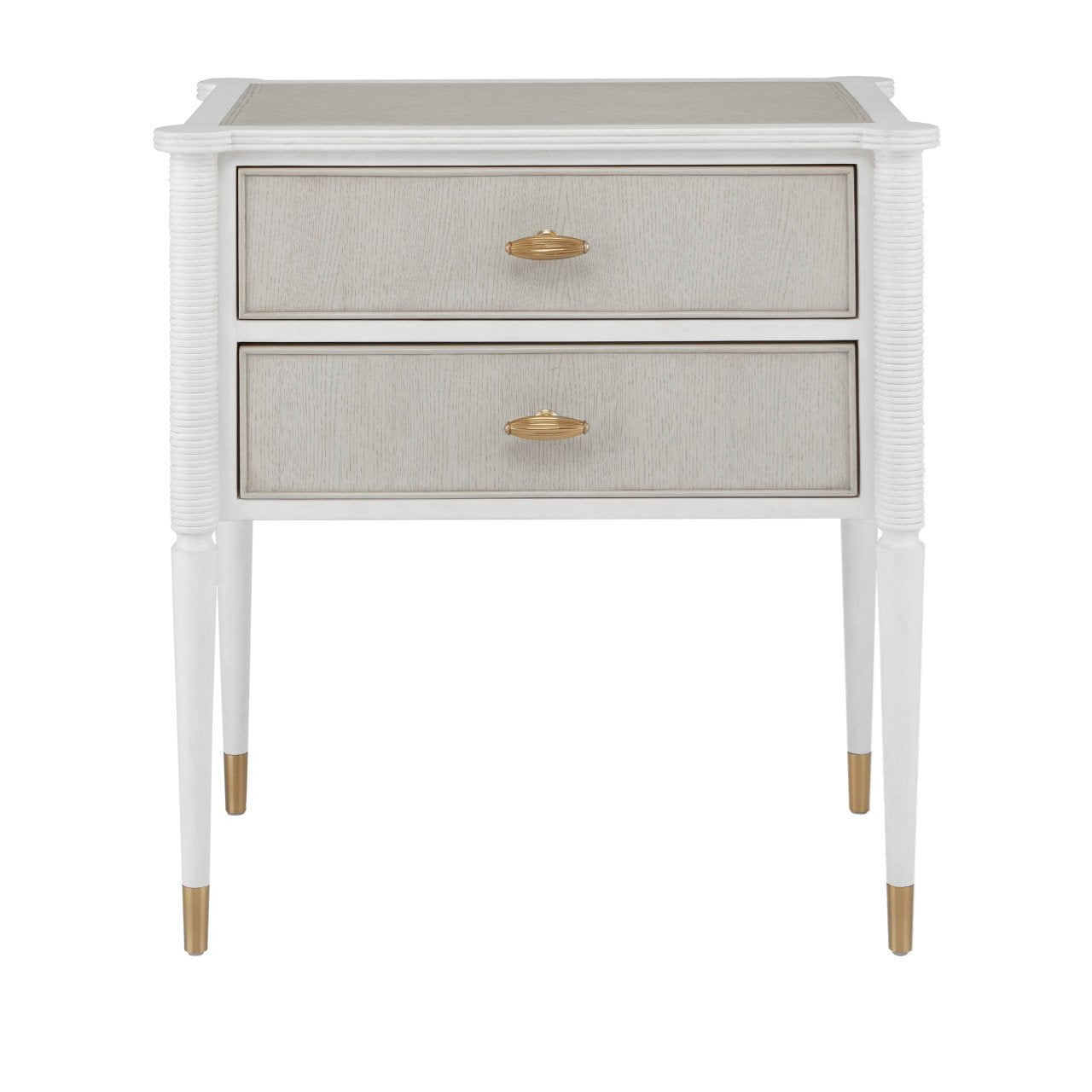 Alste White Nightstand