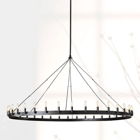 Camilio Vintage Filament Round Chandelier
