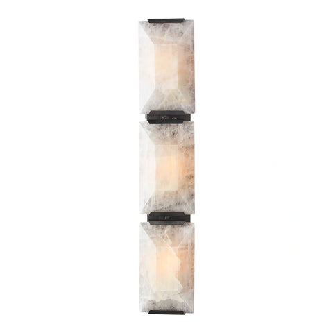 Carlow Calcite Triple Sconce