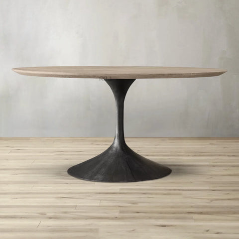 Aero Wood Round Dining Table