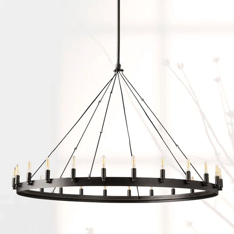Camilio Vintage Filament Round Chandelier