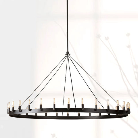 Camilio Vintage Filament Round Chandelier