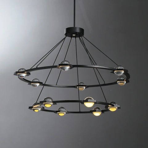 Éclatano 2-Tier Round Chandelier