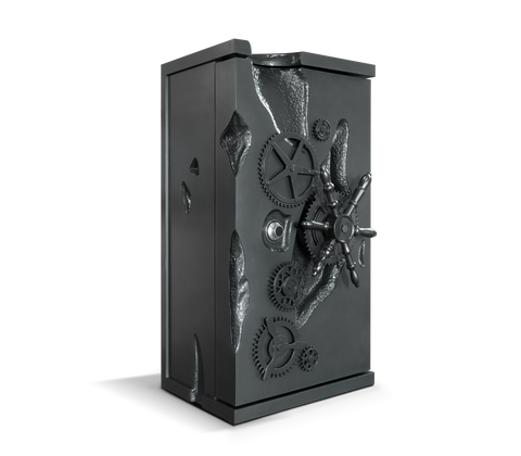 Collectible Vault Safe with Gold-Plated Finish and Secret
