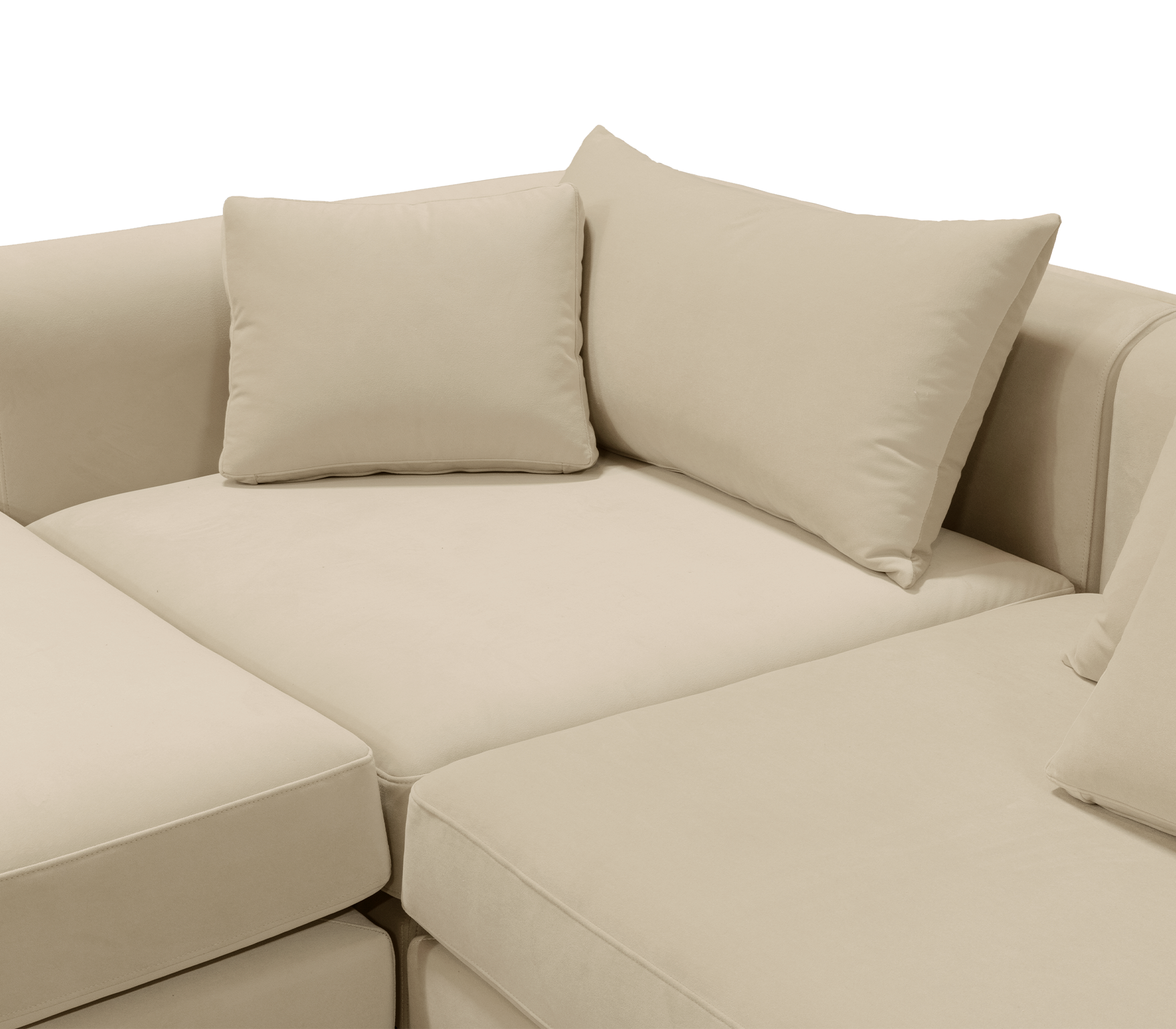 Brass Stone Gold Sculptural Form Sofa