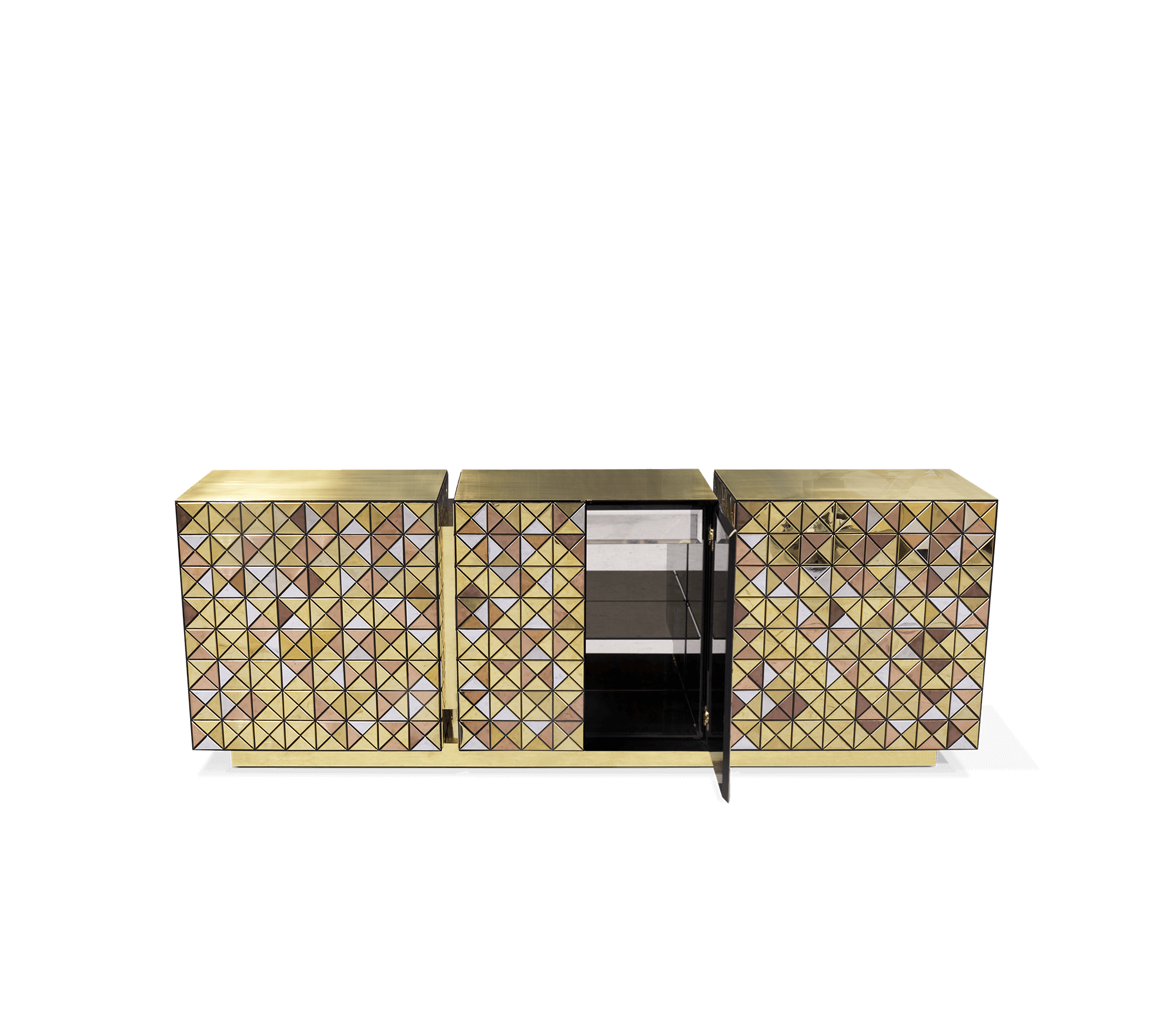 Anodized Metal Sideboard Cabinet