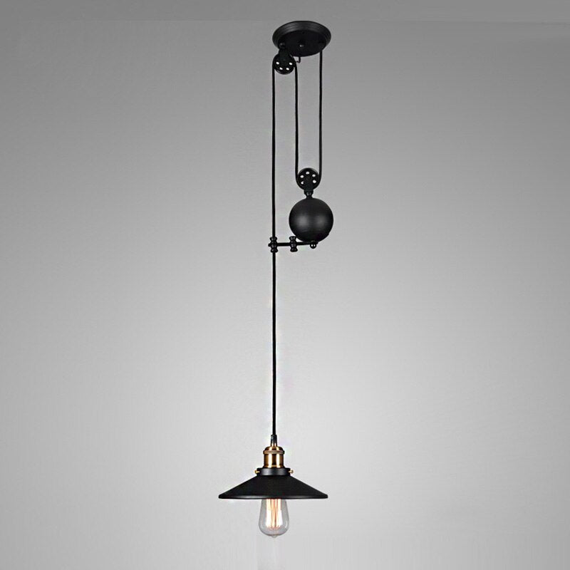 Housegent Retro Rough Iron Pendant Lamp for Kitchen, Dining Room, Bedroom, Cafe