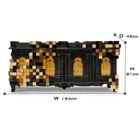Mirrored Sideboard Buffet Cabinet