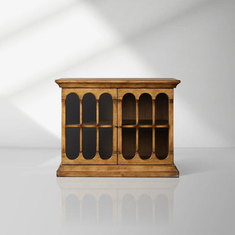 Merritt Low Dining Buffet Cabinet Solid Pine Sideboard