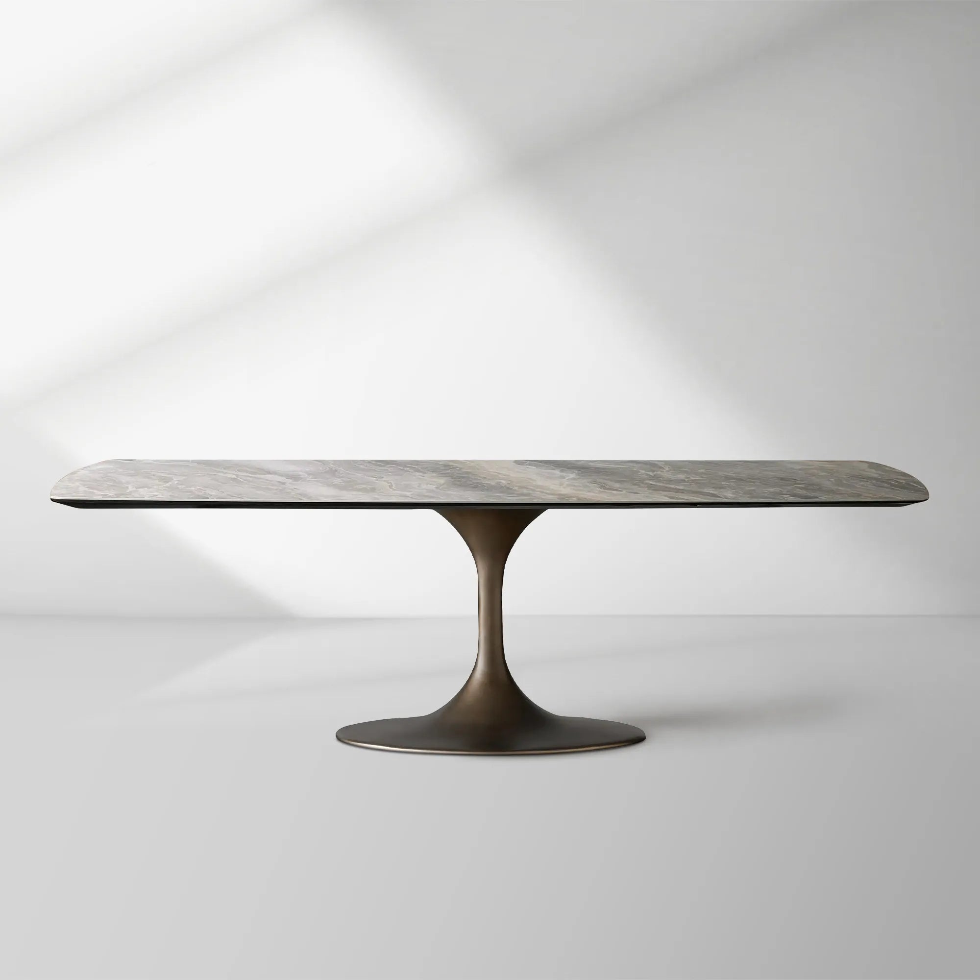 Vincenza Marble-Look Ceramic Dining Table