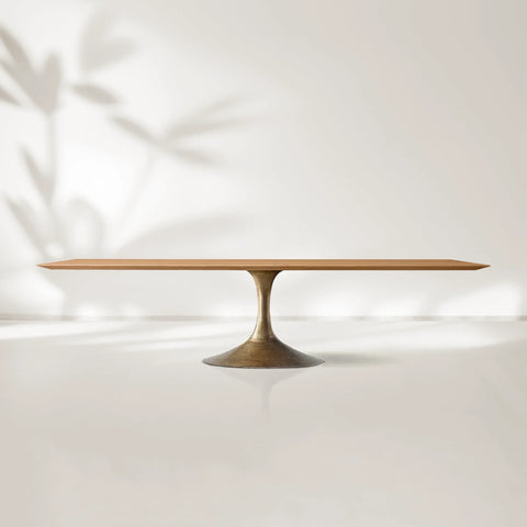 Aero Wood Rectangular Dining Table