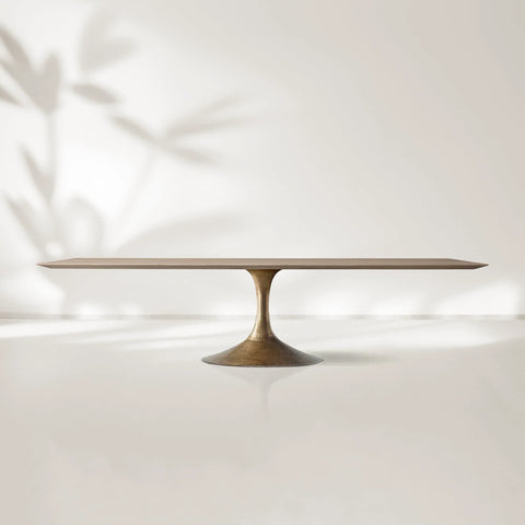 Aero Wood Rectangular Dining Table