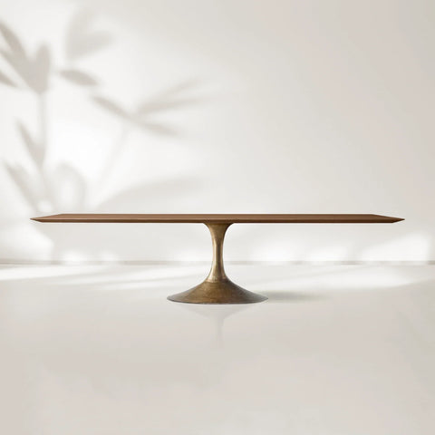 Aero Wood Rectangular Dining Table