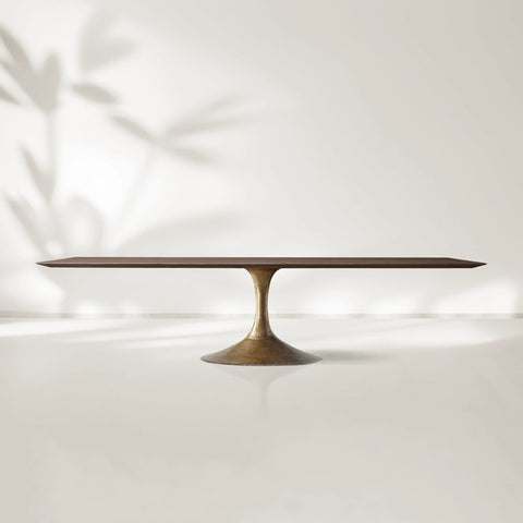 Aero Wood Rectangular Dining Table