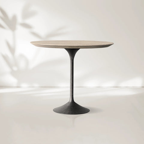 Aero Wood Round Dining Table