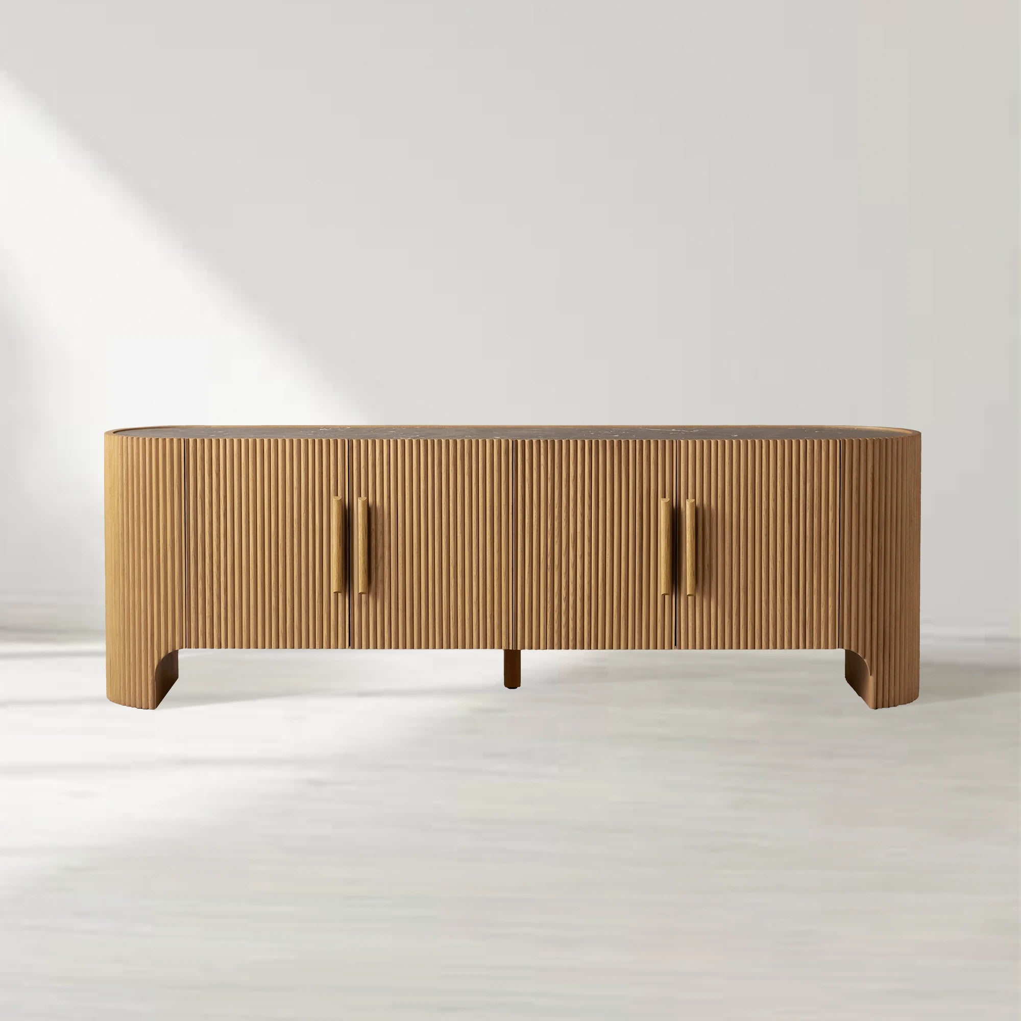 Astor Inset Stone Tops Media Console