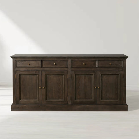 Kensington Buffet with Solid Pine Wood Base and Stone Top