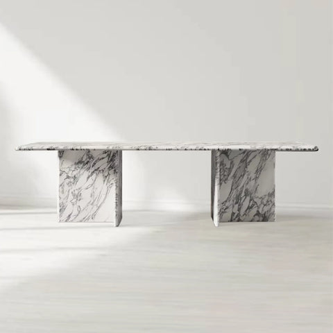 Marco Rectangular Marble Dining Table