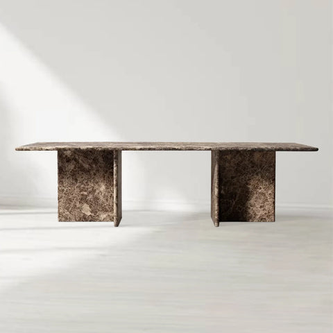 Marco Rectangular Marble Dining Table