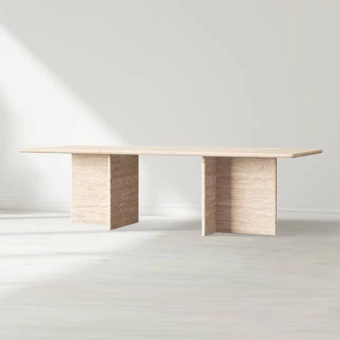 Marco Rectangular Marble Dining Table