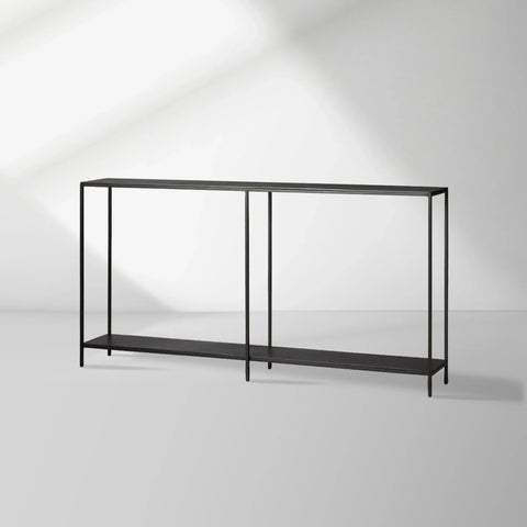 Kavali Console Table Solid Iron Frame Entrance Side Table