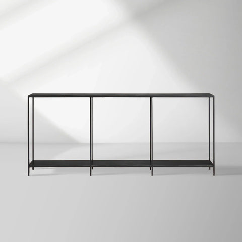 Kavali Console Table Solid Iron Frame Entrance Side Table