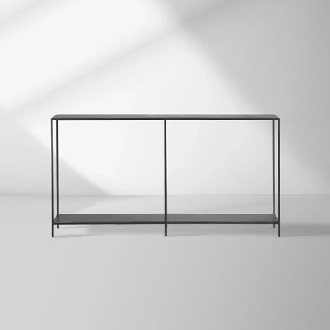 Kavali Console Table Solid Iron Frame Entrance Side Table