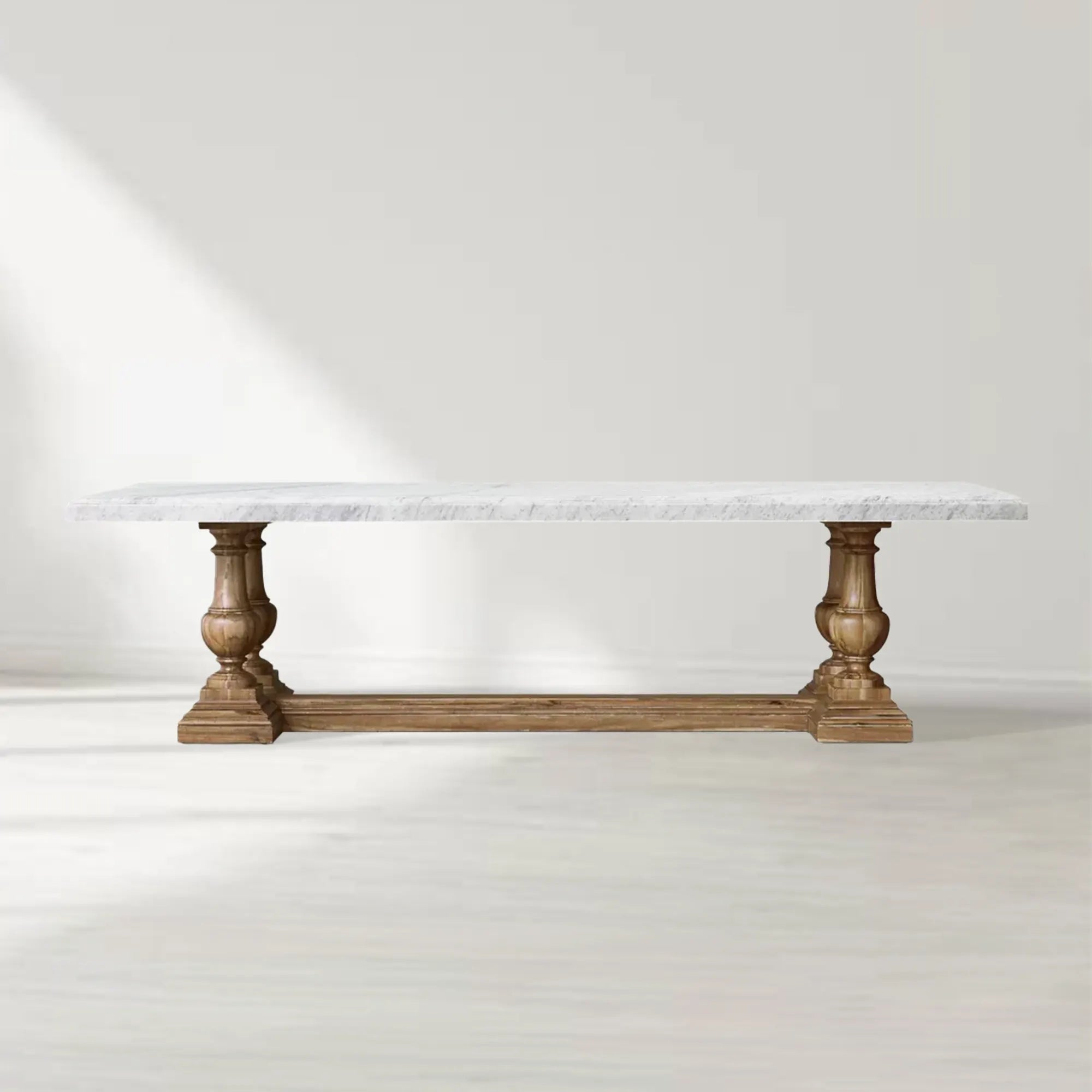 St. James Marble Rectangular Dining Table