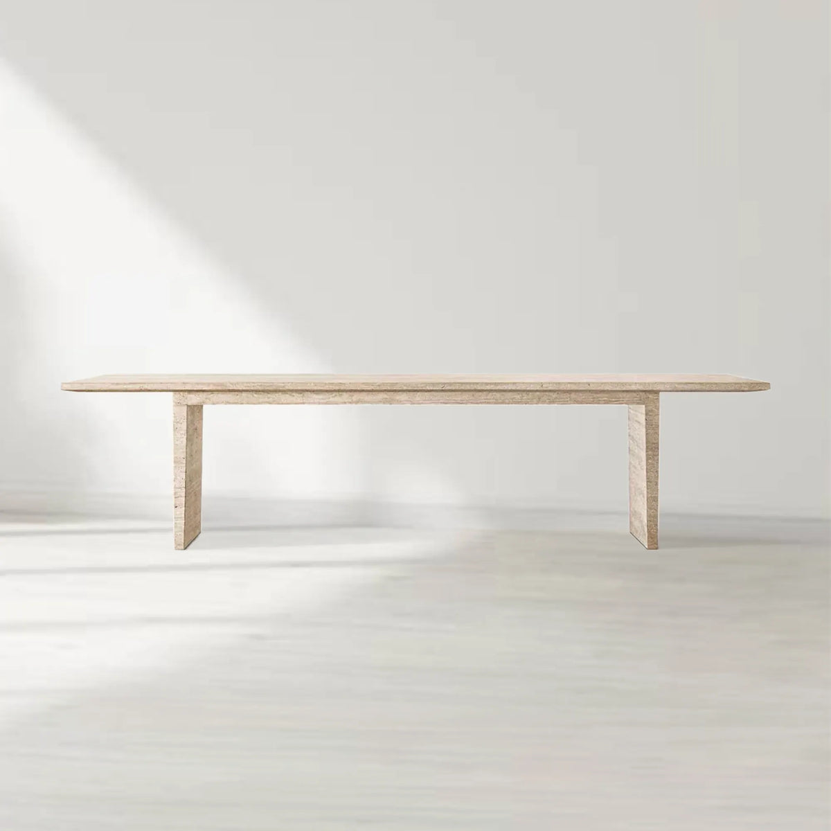 Wyeth Rome Travertine Rectangular Dining Table