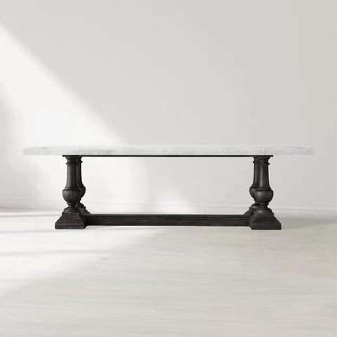 St. James Marble Rectangular Dining Table