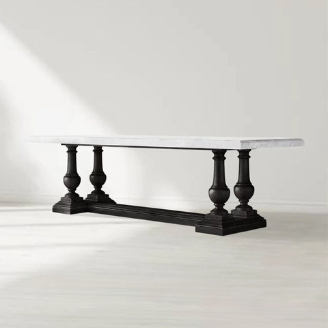 St. James Marble Rectangular Dining Table