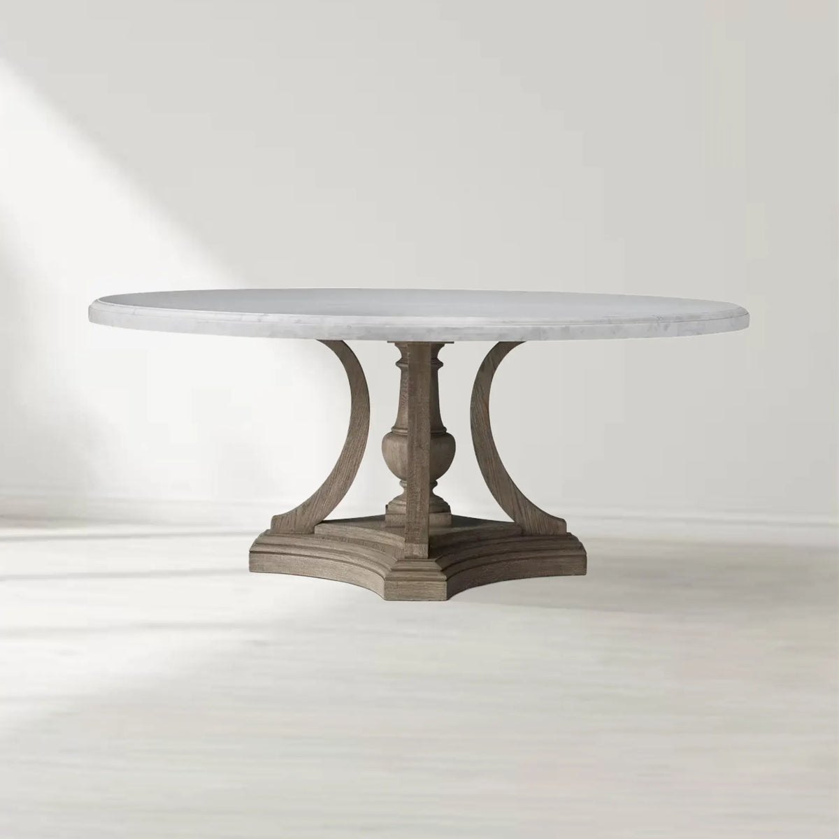 St. James Marble Round Dining Table