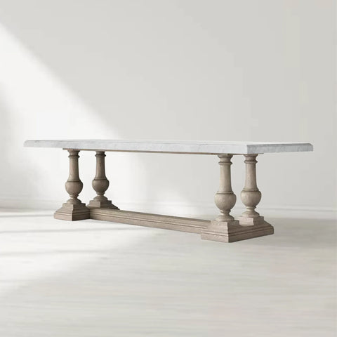 St. James Marble Rectangular Dining Table