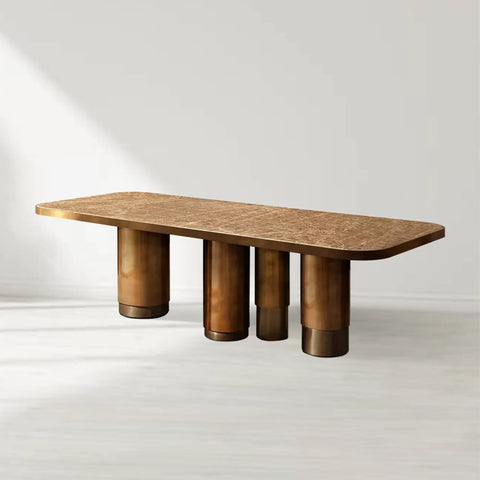 Onyx Tropez Rectangular Vintage Dining Table