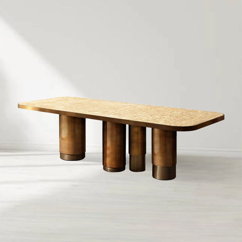 Onyx Tropez Rectangular Vintage Dining Table