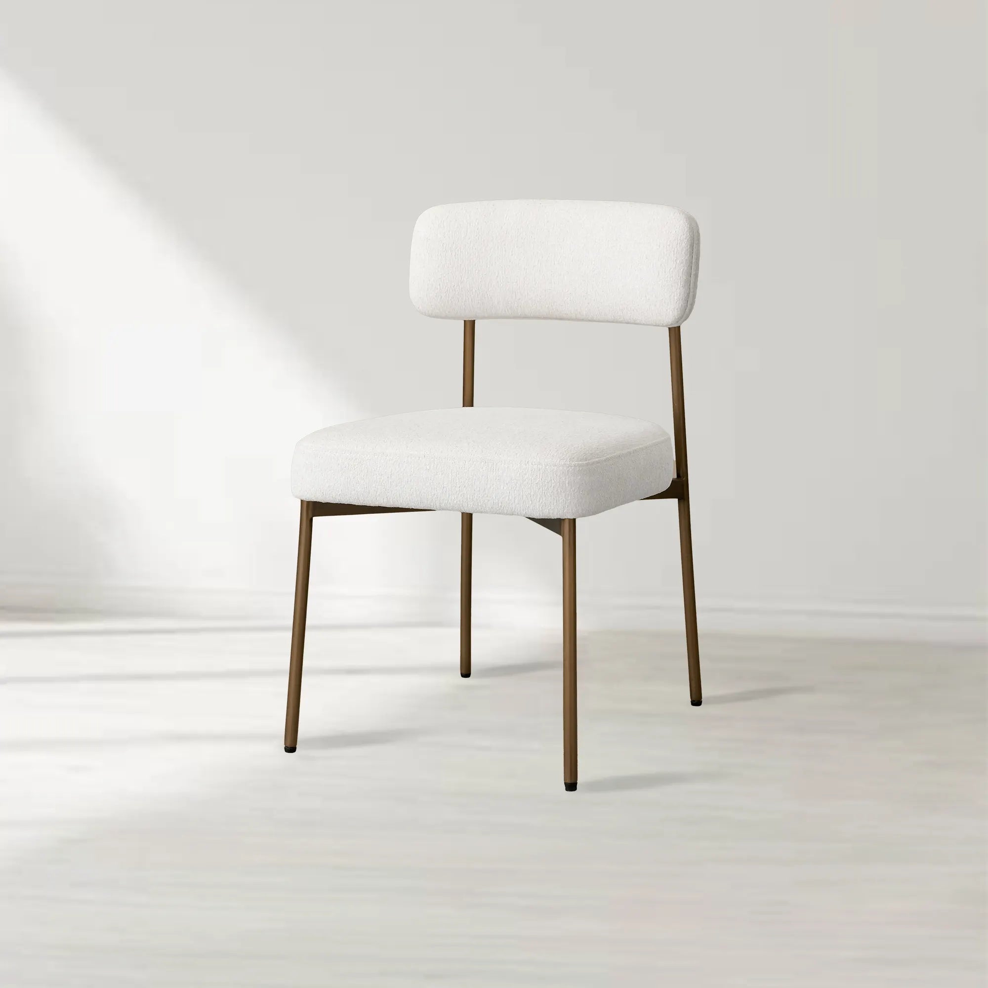 Billie Dining Chair with Performance Fabric and Iron Frame