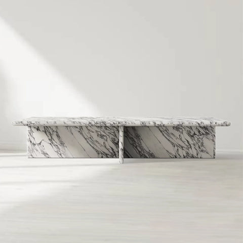 Marco Rectangular Marble Coffee Table