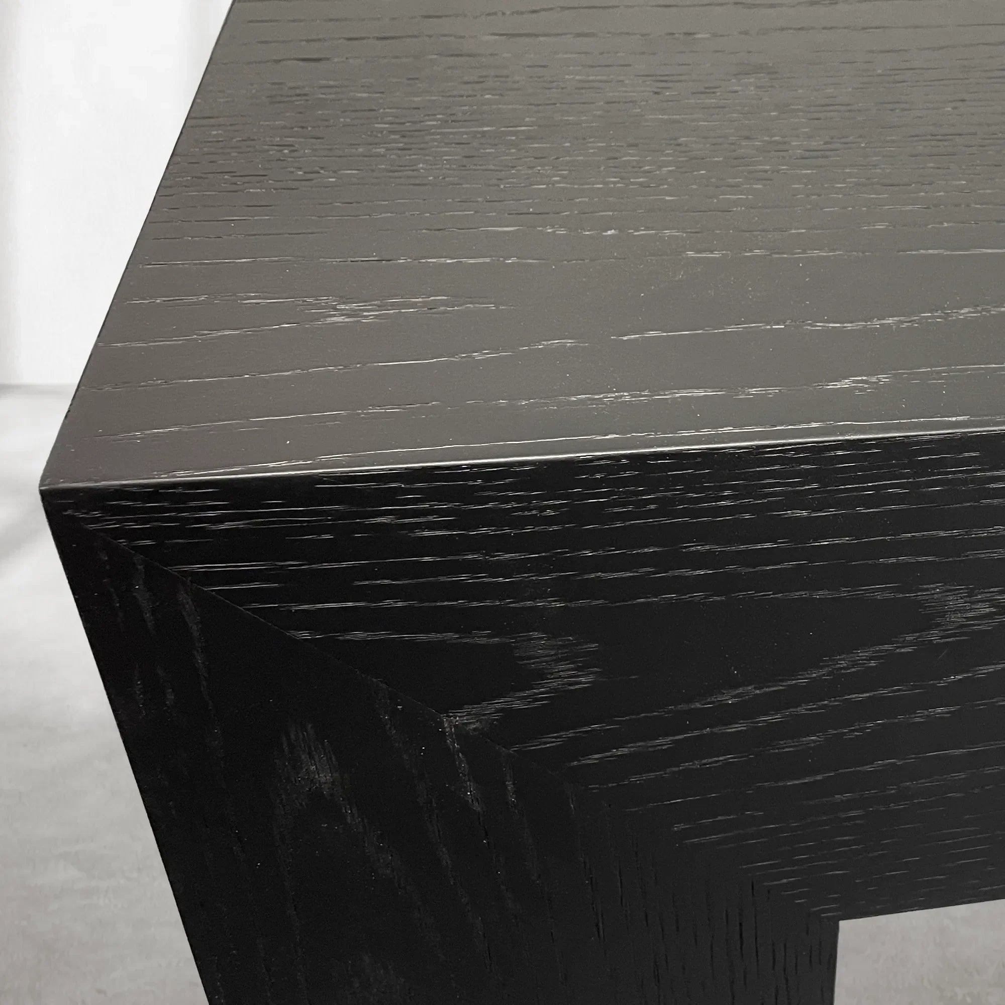 Sullivan Wood Waterfall Coffee Table Rectangle Rural Cocktail Table Oak Wood Center Tea Table
