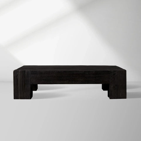 Ubud Square Reclaimed Teak Coffee Table Wood Living Room Center Tea Table Vintage Cocktail Table