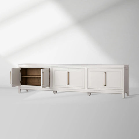 Rowan Entrance Storage Cabinet Wood TV Stand Unit Modern Sideboard with Doors