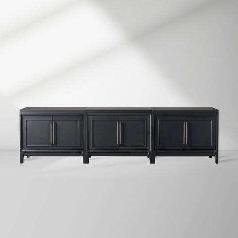 Rowan Entrance Storage Cabinet Wood TV Stand Unit Modern Sideboard with Doors