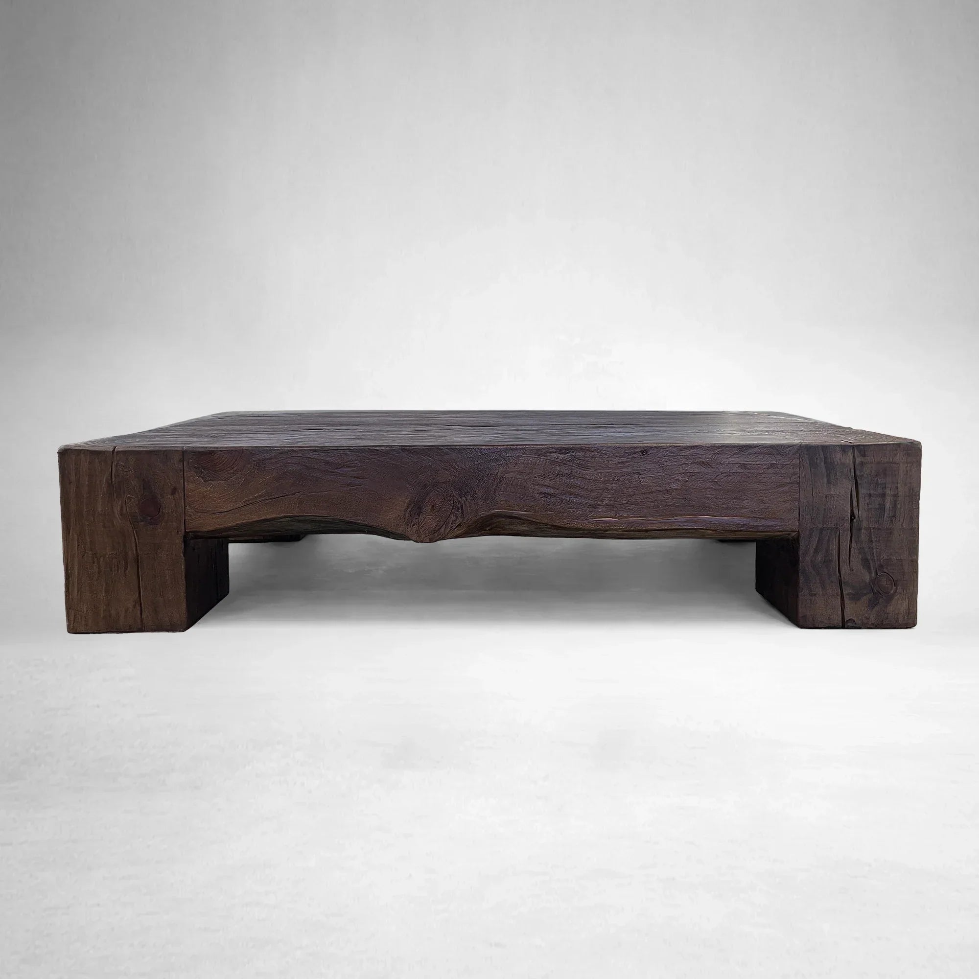 Ubud Square Reclaimed Teak Coffee Table Wood Living Room Center Tea Table Vintage Cocktail Table