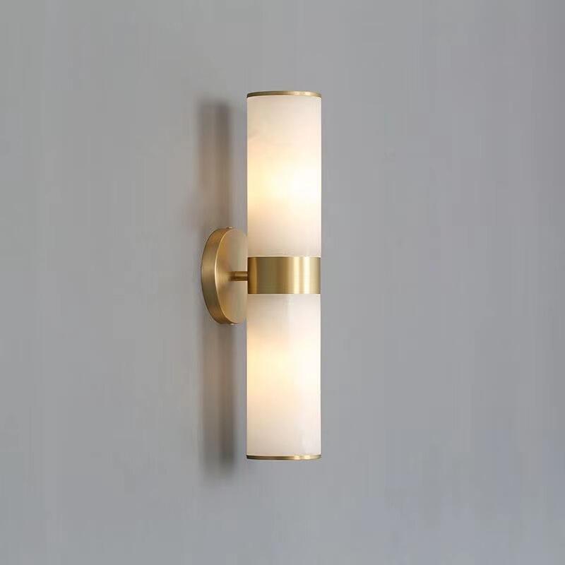 Housegent Althea Modern Sutton Linear Alabaster Wall Sconce, Wall Lamp For Living Room, Bathroom