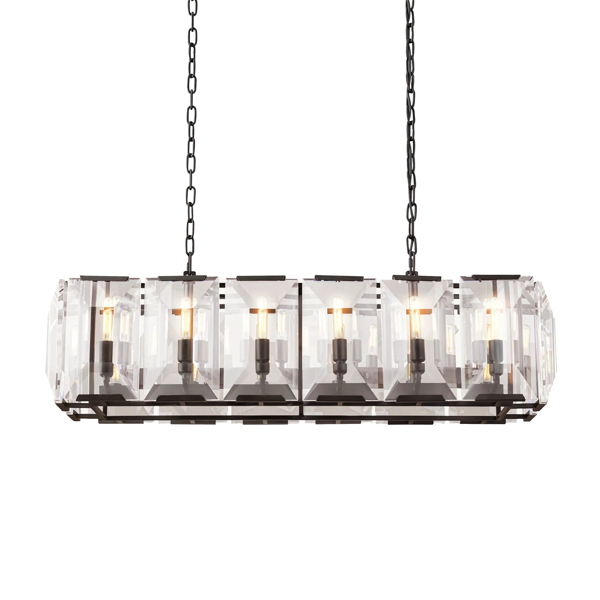 Carlow Crystal Rectangular Chandelie