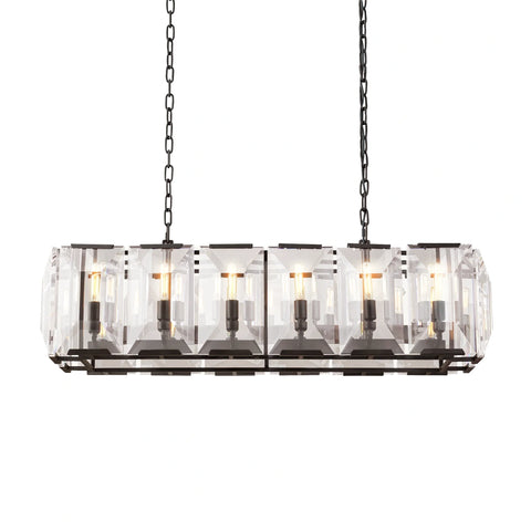 Carlow Crystal Rectangular Chandelie