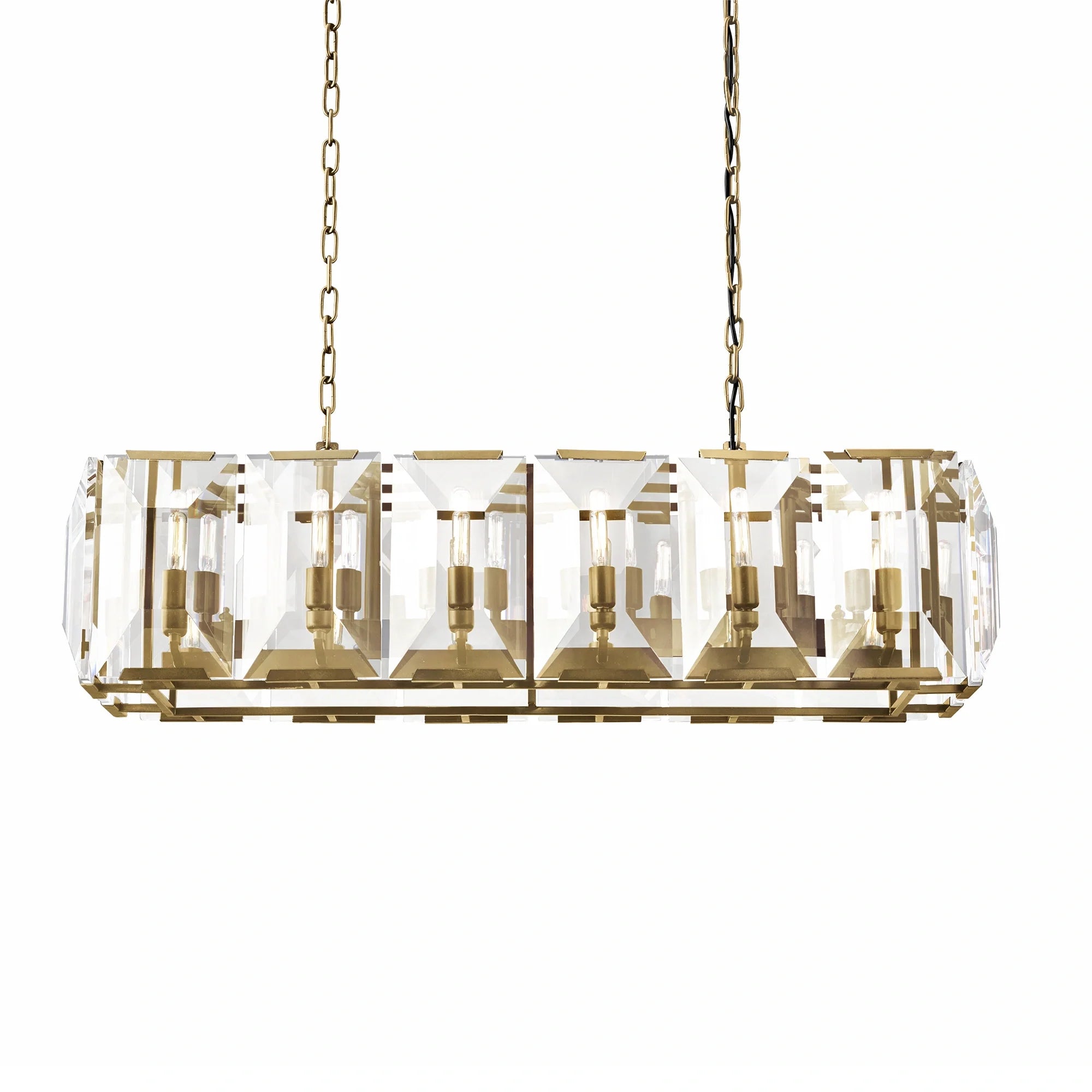 Carlow Crystal Rectangular Chandelie