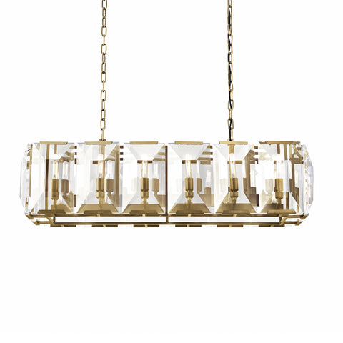 Carlow Crystal Rectangular Chandelie
